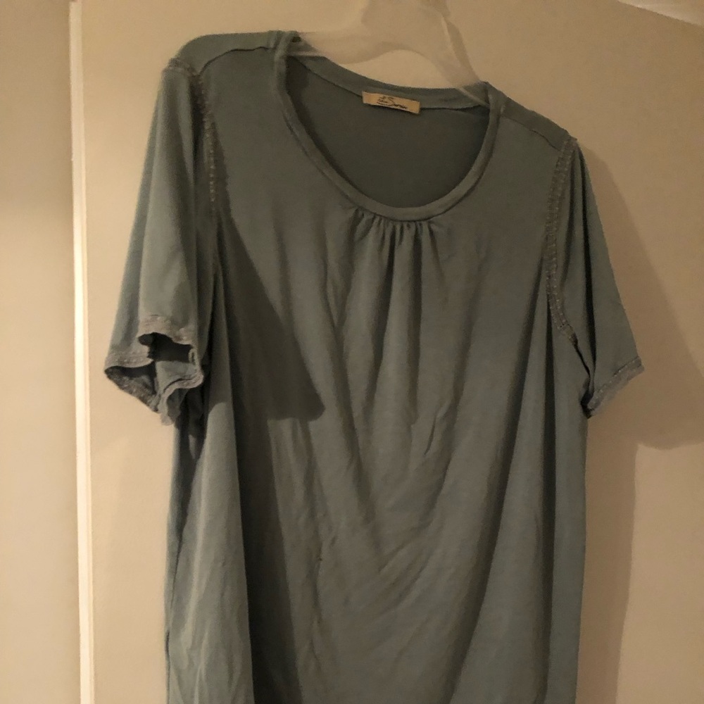 Los Seria green blouse size xl